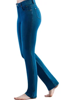 Marble Straight Sandblast Jeans Mid Blue