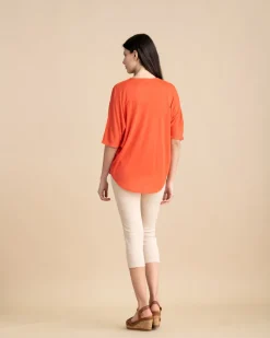 Marble Top with Vest Orange