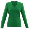Marble V-neck Top Green