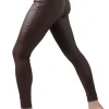 Marble Wax Coated Jeans Chocolate 2405-220