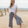 Marble Wide Trousers 7940_103 Navy