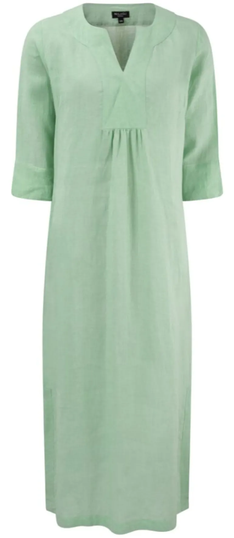 MAXI PLAIN TUNIC DRESS MINT
