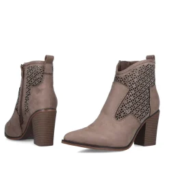 MENBUR ANKLE BOOTS TAUPE SPARKLE