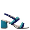 Menbur Block Sandals Cobalt