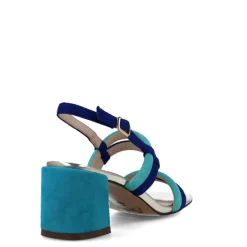 Menbur Block Sandals Cobalt