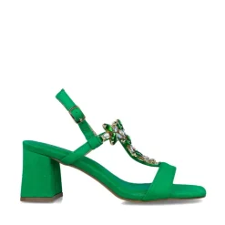 Menbur Block Sandals Emerald