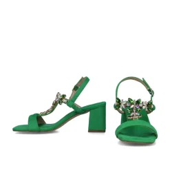 Menbur Block Sandals Emerald