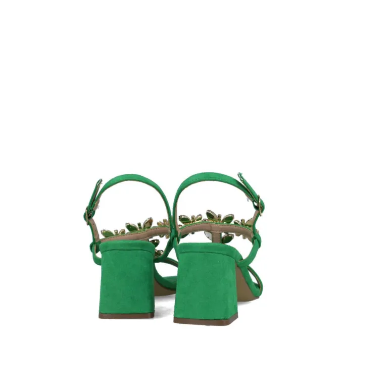Menbur Block Sandals Emerald