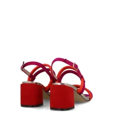 Menbur Block Sandals Fuchsia