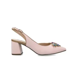 Menbur Damia Heeled Shoe Powder Pink