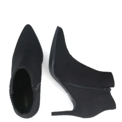 MENBUR PEONIA BLACK HEEL BOOTS