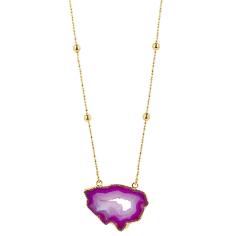 MY FIRST LOVE NECKLACE MAGENTA