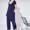 Naya Asymmetric Overtop Jumpsuit Navy