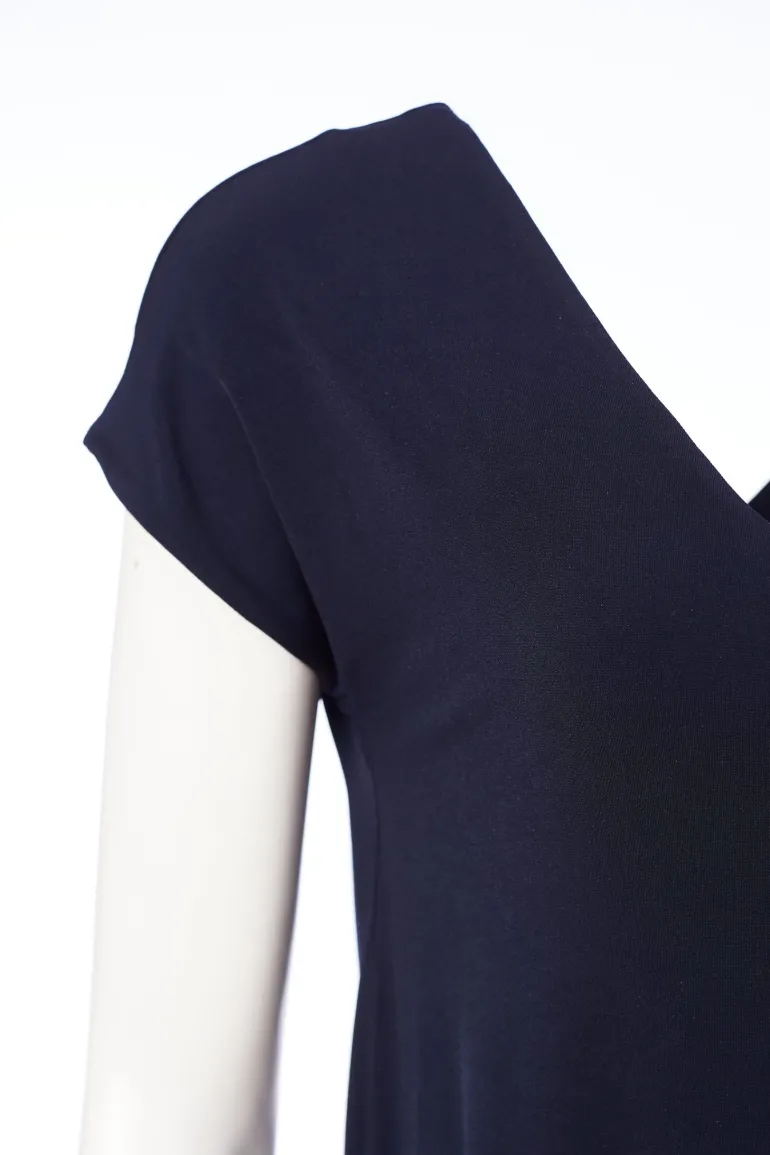 Naya Asymmetric Overtop Jumpsuit Navy