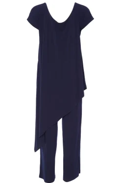 Naya Asymmetric Overtop Jumpsuit Navy