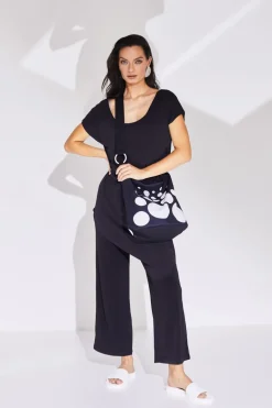 Naya Asymmetric Overtop Jumpsuit Navy
