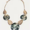 Naya Bronze Marble Necklace
