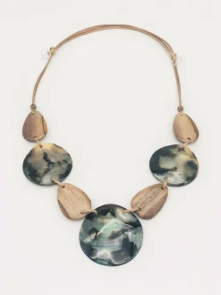 Naya Bronze Marble Necklace