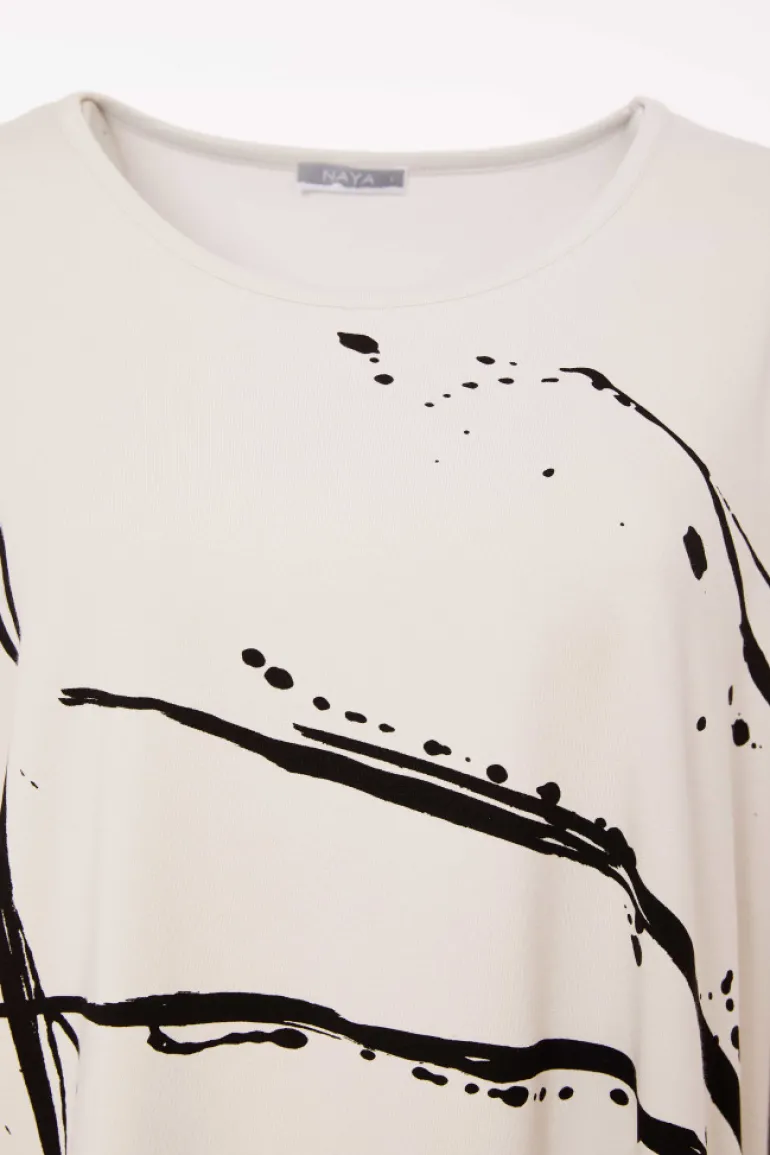 Naya Brush Stroke Placement Top NAS25288