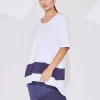 Naya Contrast Jersey Top - 2 colourways