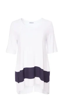 Naya Contrast Jersey Top - 2 colourways
