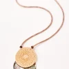 Naya Cord Disc Necklace