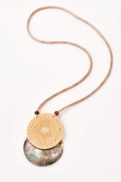 Naya Cord Disc Necklace