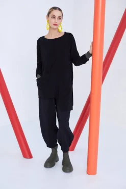 Naya Cuff Trousers Black