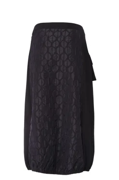 Naya Embossed Skirt Black