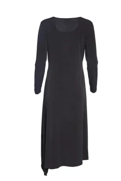 Naya Flare Side Jersey Dress Black