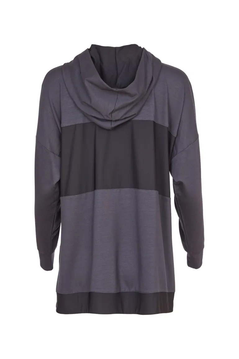 Naya Hoodie Jacket with Contrast Panels