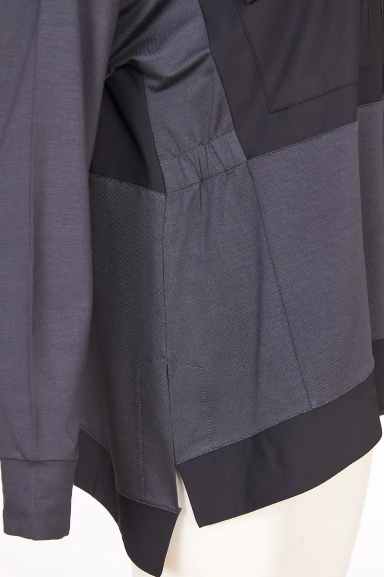 Naya Hoodie Jacket with Contrast Panels