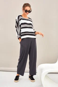 Naya Jersey Trouser Charcoal