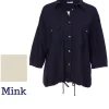 Naya Jersey Utility Style Jacket Mink