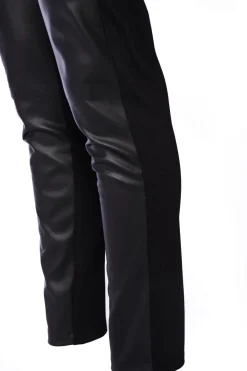 Naya Leatherette Leggings Black