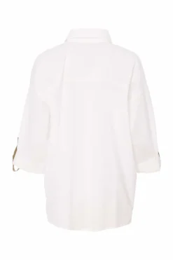 Naya Longline Shirt With Brush Stroke Print NAS25232