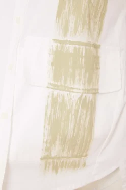 Naya Longline Shirt With Brush Stroke Print NAS25232