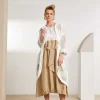 Naya Mesh Faded Block Print Jacket NAS25296 Cream/Fudge