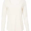 Naya Mesh Sleeve Top NAS25106 Cream