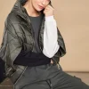Naya Padded Short Jacket Khaki