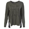 Naya Placement Contrast Top Anthracite