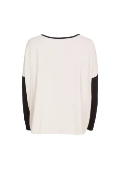 Naya Placement Print Top Sand
