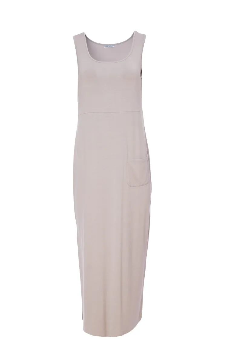 Naya Pocket Jersey Dress Mink