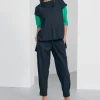 Naya Polo Neck Top Navy