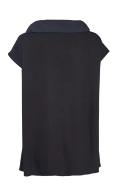 Naya Polo Neck Top Navy