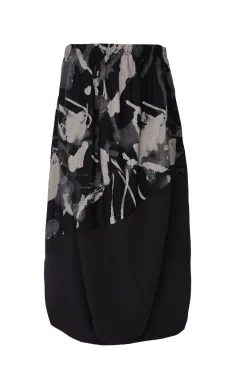 Naya Print Skirt Taupe