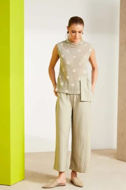 Naya Pull Up Wide Leg Trousers NAS25231