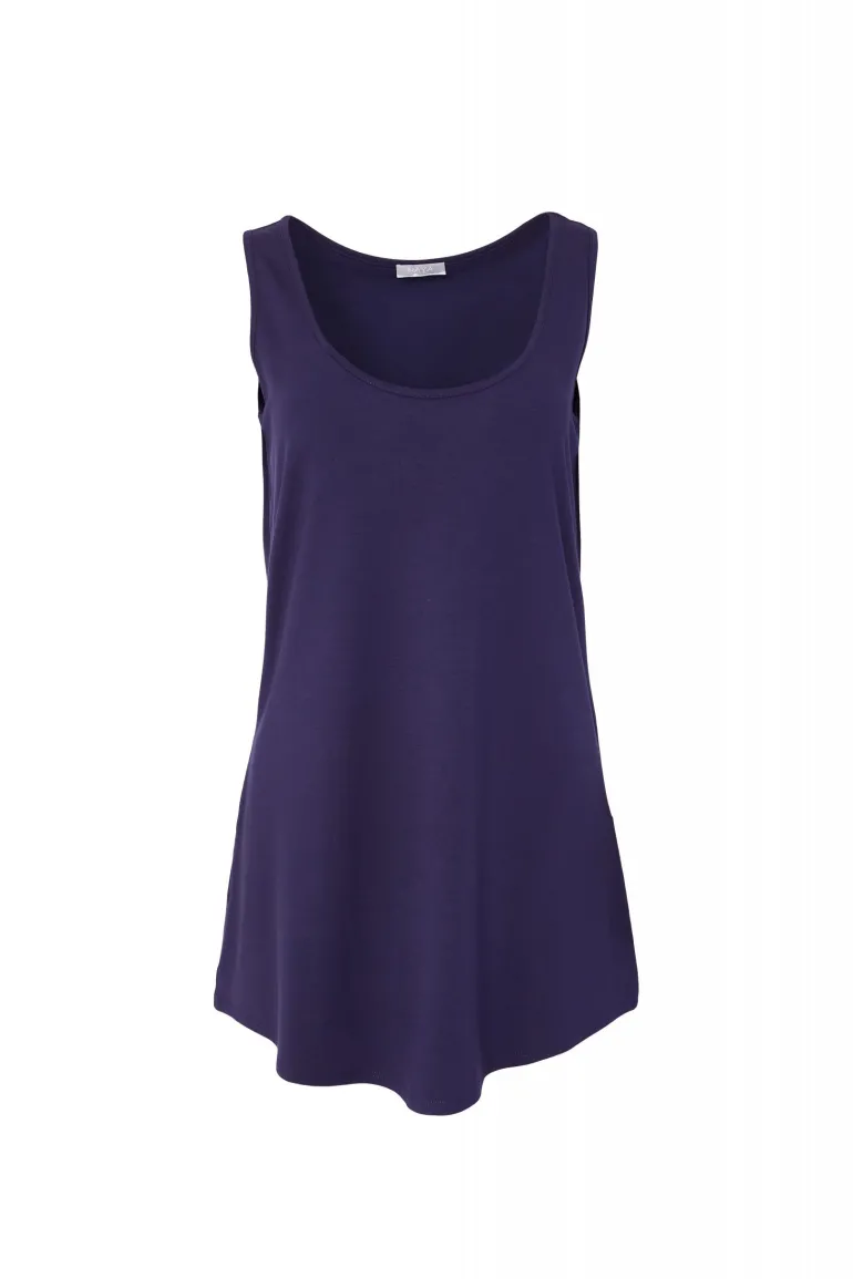Naya Sleeveless Vest Top French Blue