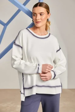 Naya Sweatshirt NAS25126 Cream / Grey