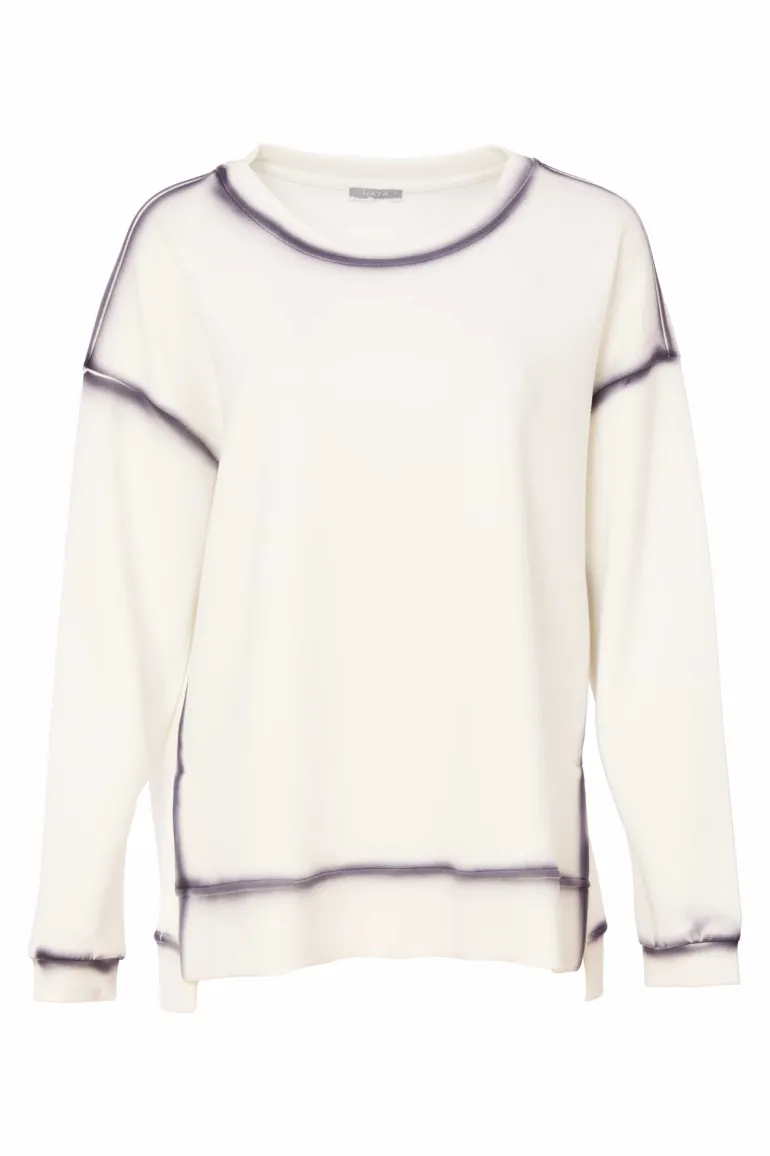 Naya Sweatshirt NAS25126 Cream / Grey